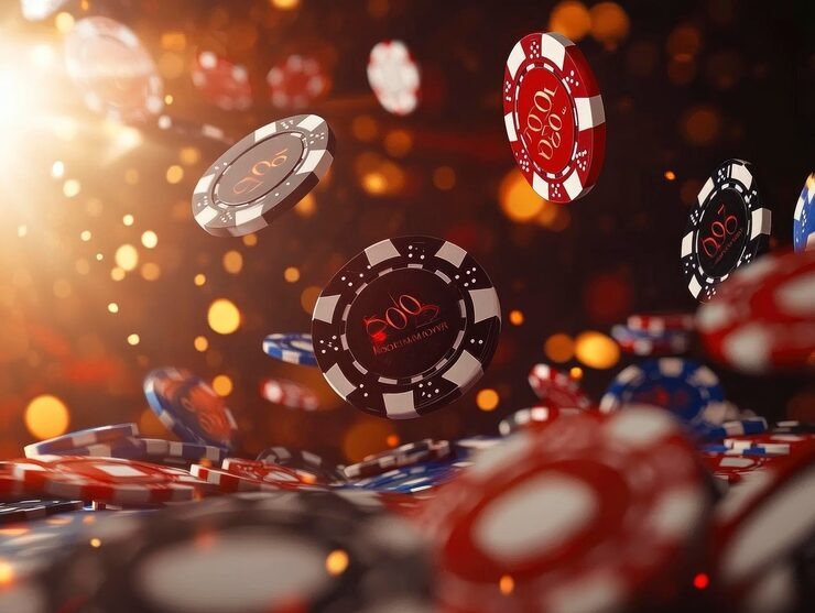 Live roulette wheel and table at slot 155